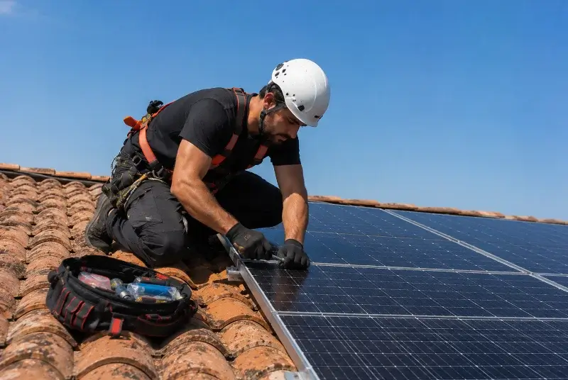 Maintenance et monitoring de panneaux solaires à Arenthon